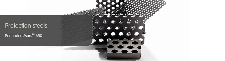Protection steels Perforated Mars®650